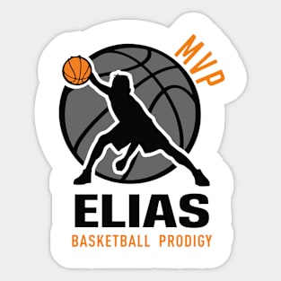 Elias MVP Custom Player Basketball Prodigy Your Name Sticker